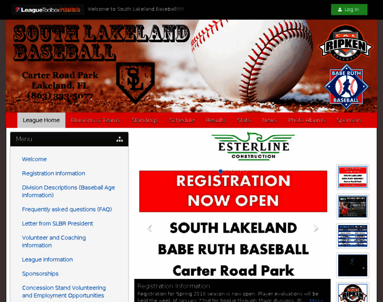 Southlakelandbaseball.com thumbnail