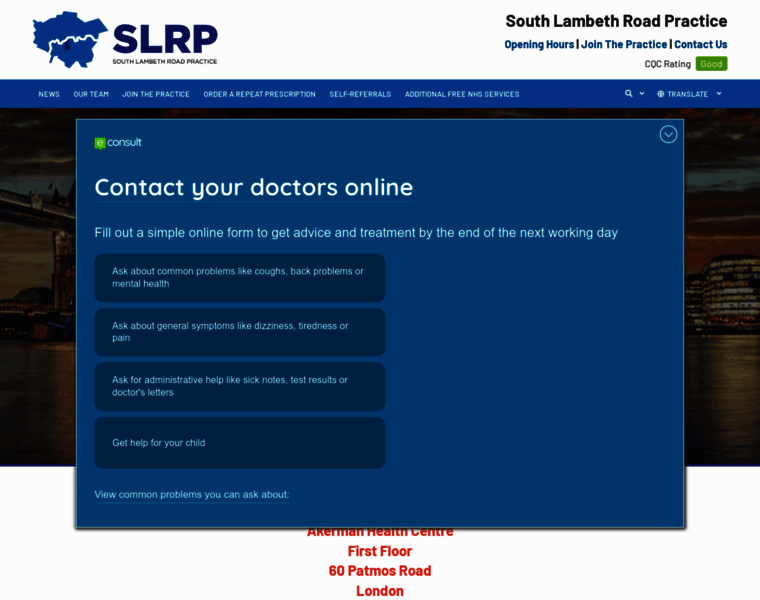 Southlambethroadpractice.co.uk thumbnail