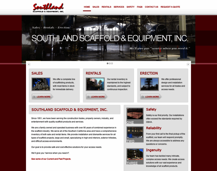 Southlandscaffold.com thumbnail