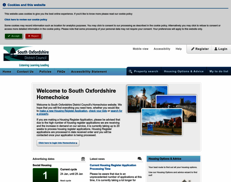 Southoxfordshirehomechoice.org.uk thumbnail
