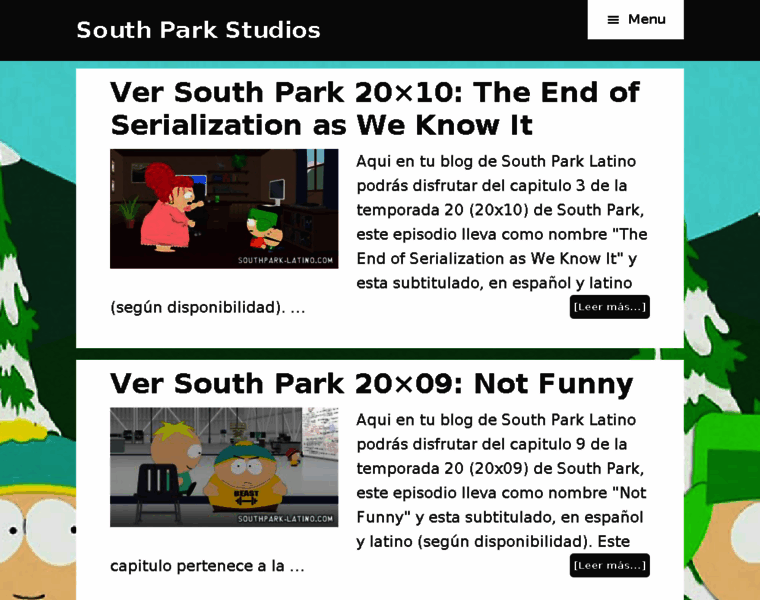 Southpark-latino.com thumbnail