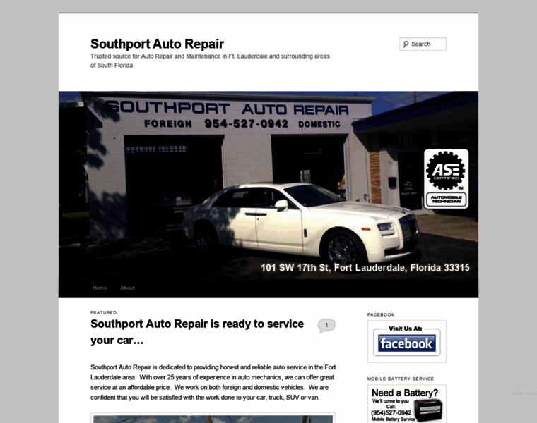 Southportautorepair.com thumbnail