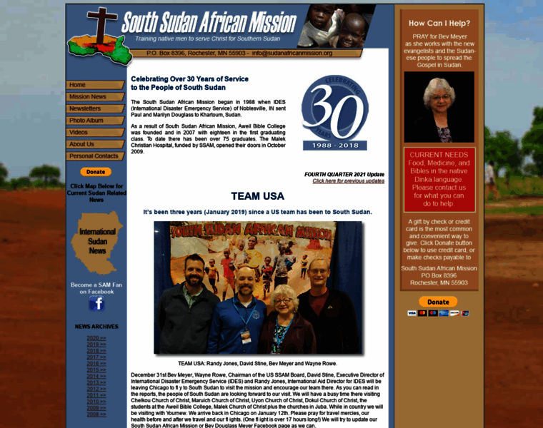 Southsudanafricanmission.org thumbnail