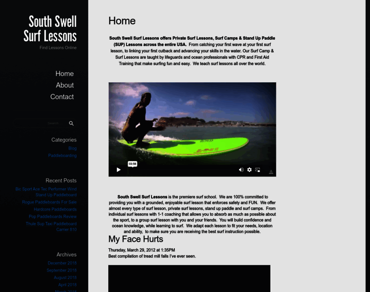 Southswellsurflessons.com thumbnail