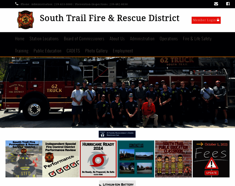 Southtrailfire.org thumbnail