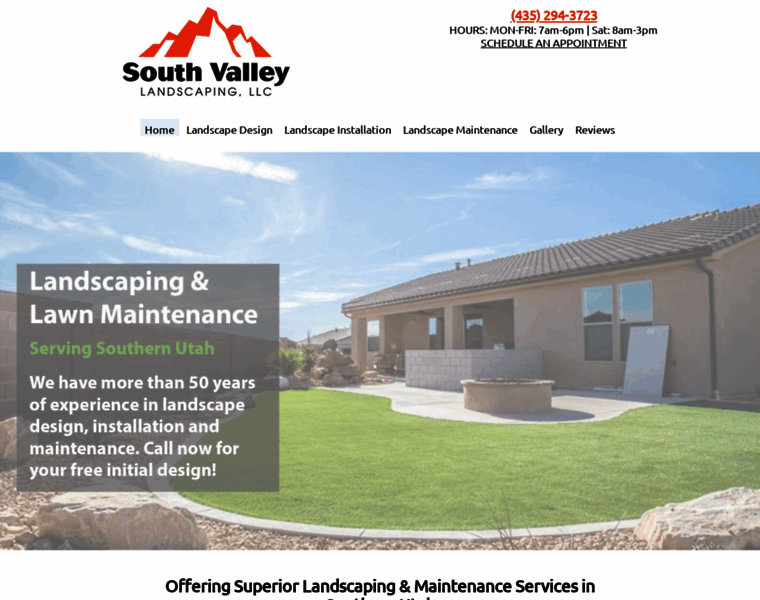 Southvalleylandscaping.com thumbnail