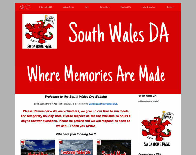 Southwalesda.org.uk thumbnail