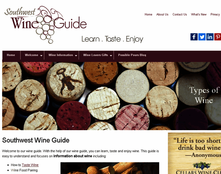 Southwest-wine-guide.com thumbnail