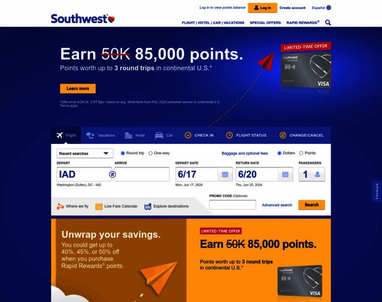 Southwestair.com thumbnail