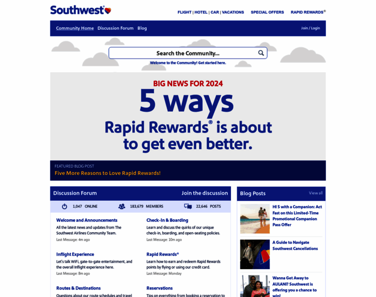 Southwestaircommunity.com thumbnail