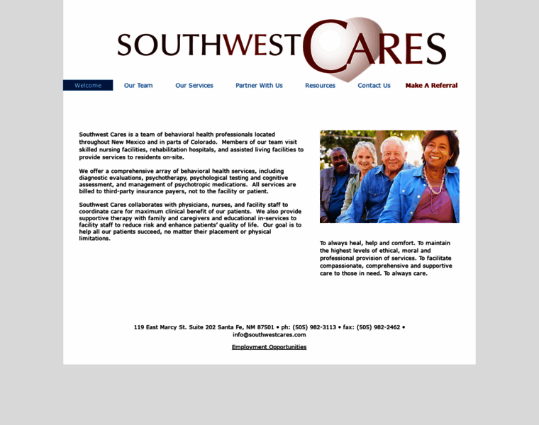 Southwestcares.com thumbnail