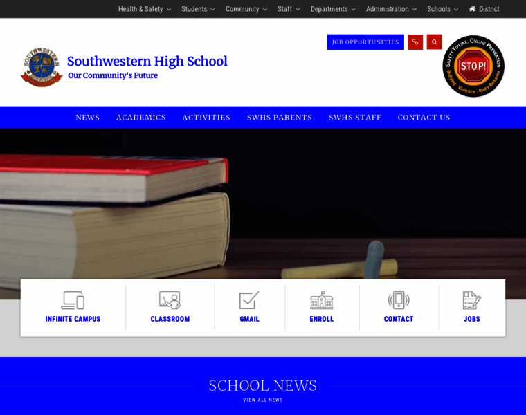 Southwesternhigh.net thumbnail