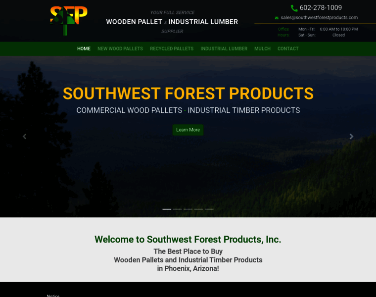 Southwestforestproducts.com thumbnail
