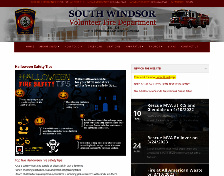 Southwindsorfire.org thumbnail