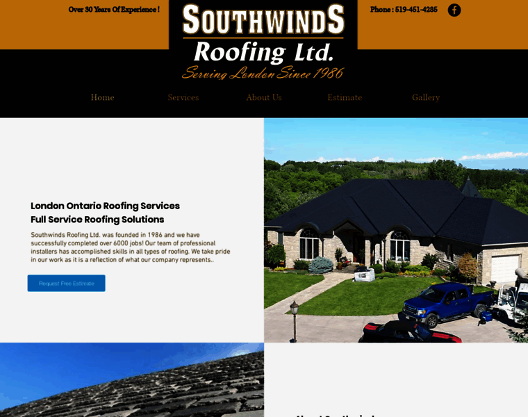 Southwindsroofing.ca thumbnail