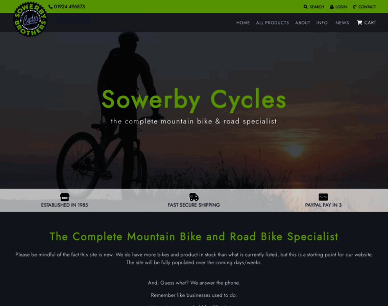 Sowerbybroscycles.co.uk thumbnail