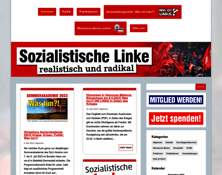 Sozialistische-linke.de thumbnail