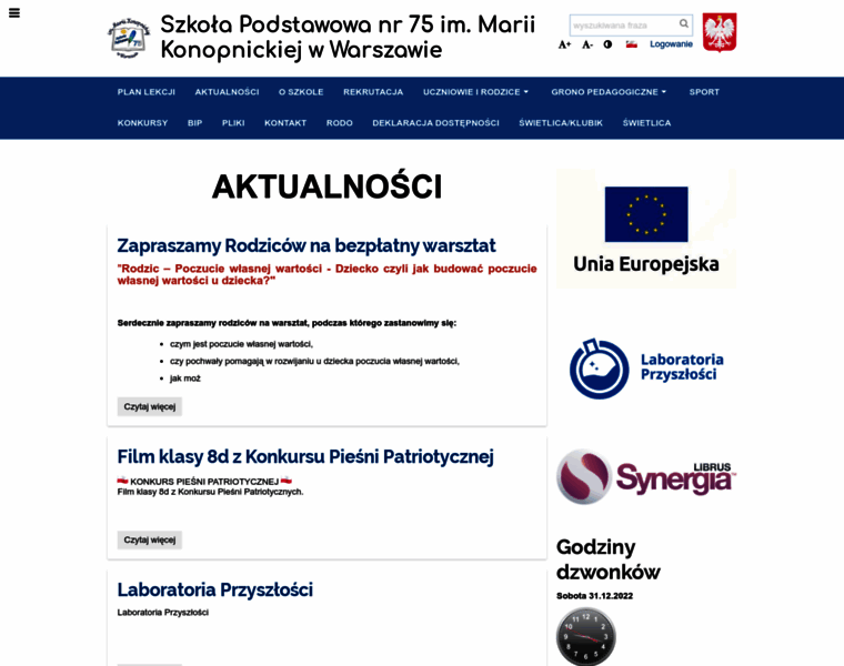 Sp75.edu.pl thumbnail
