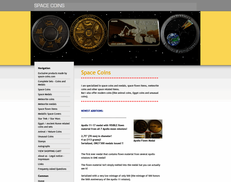 Space-coins.com thumbnail