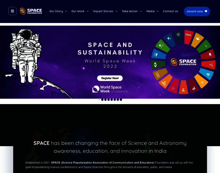 Space-foundation.org thumbnail