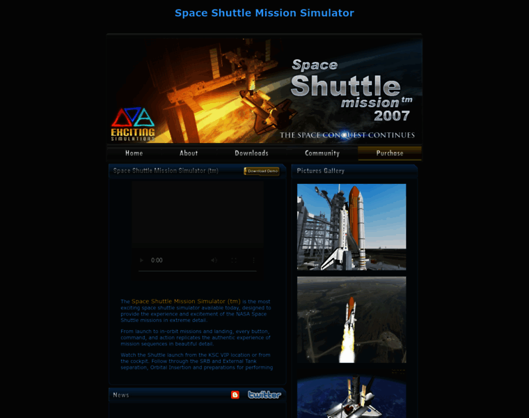 Space-shuttle-mission.com thumbnail