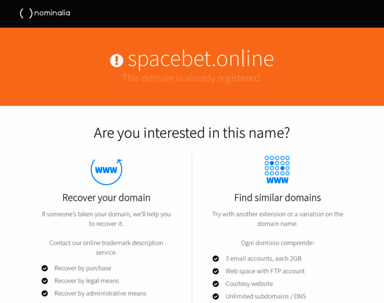 Spacebet.online thumbnail