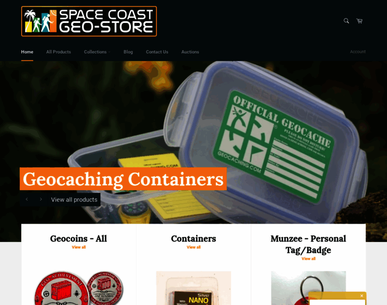 Spacecoastgeostore.com thumbnail
