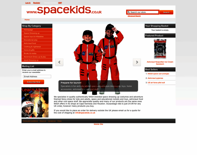 Spacekids.co.uk thumbnail