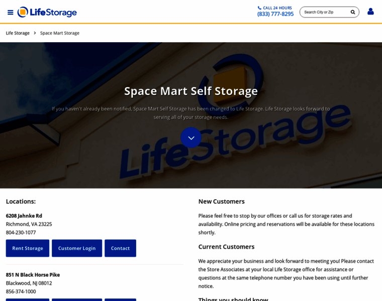 Spacemartstorage.com thumbnail