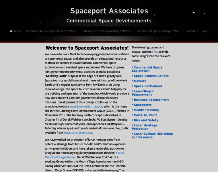 Spaceportassociates.com thumbnail