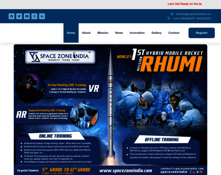 Spacezoneindia.com thumbnail