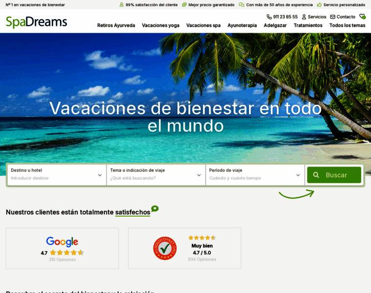 Spadreams.es thumbnail