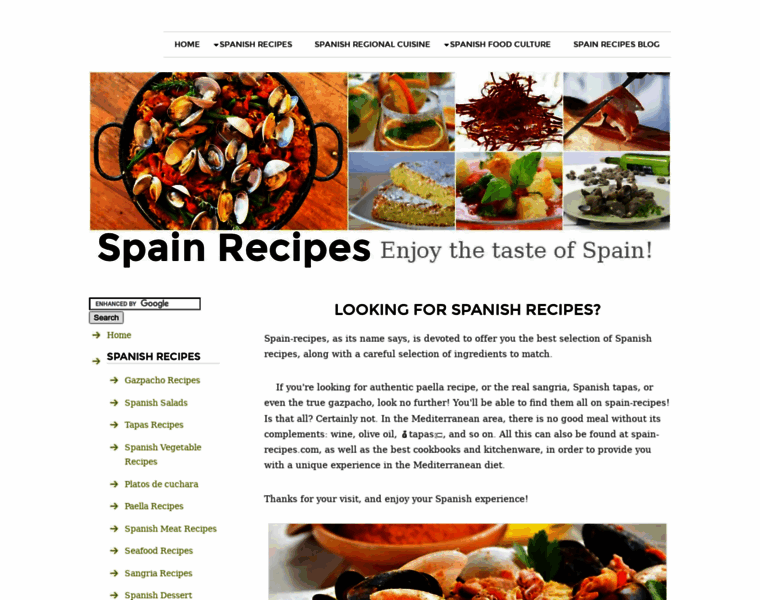 Spain-recipes.com thumbnail