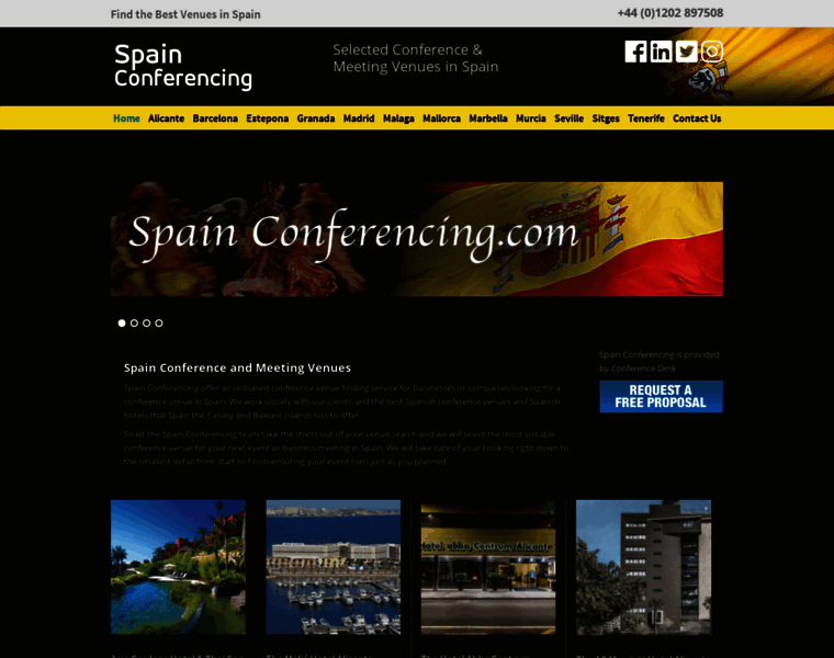 Spainconferencing.com thumbnail