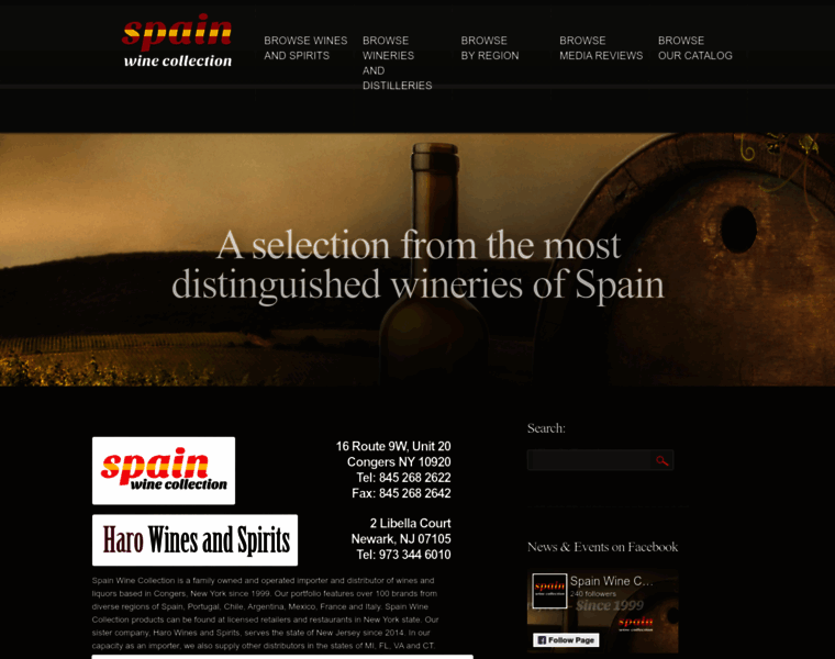 Spainwinecollection.com thumbnail