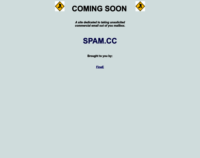 Spam.cc thumbnail