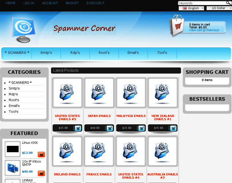 Spammercorner.com thumbnail