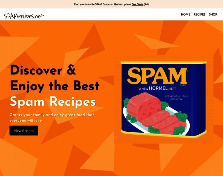 Spamrecipes.net thumbnail