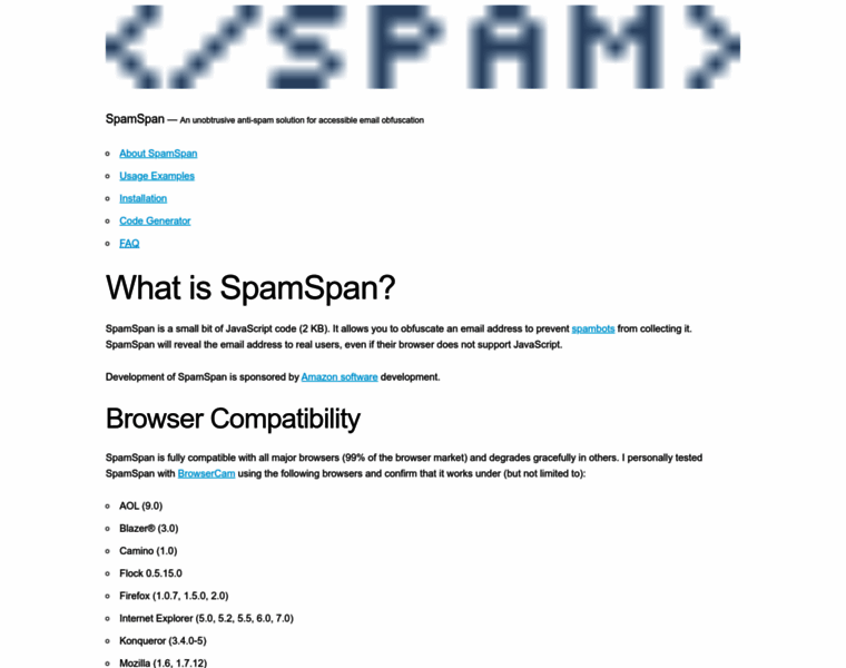 Spamspan.com thumbnail