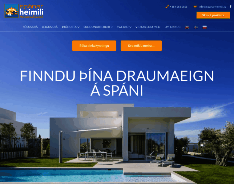Spanarheimili.is thumbnail