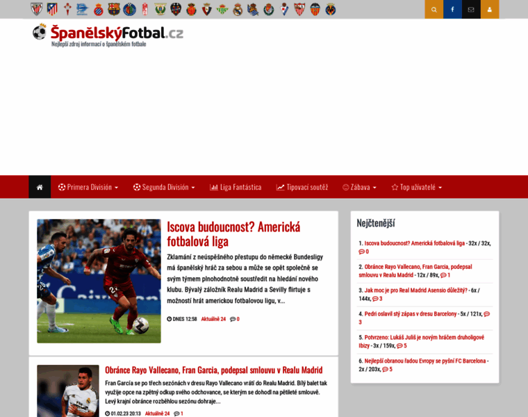Spanelskyfotbal.cz thumbnail