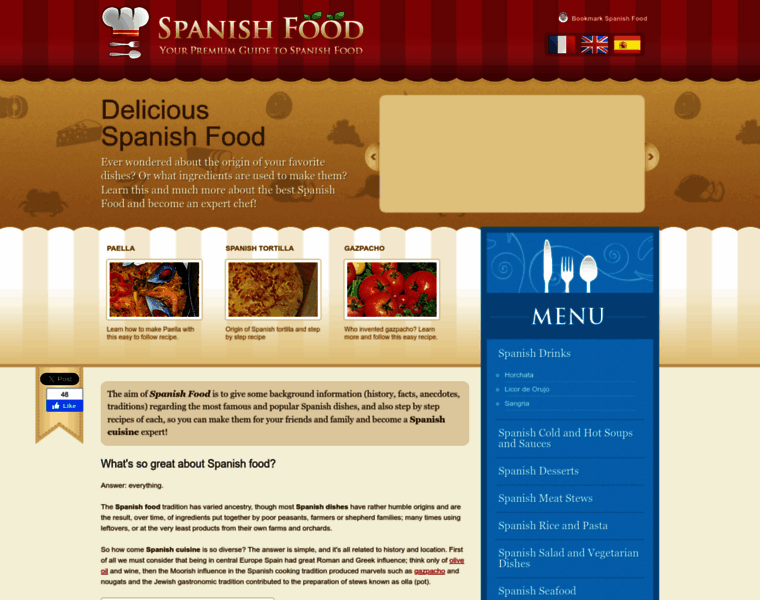 Spanish-food.org thumbnail