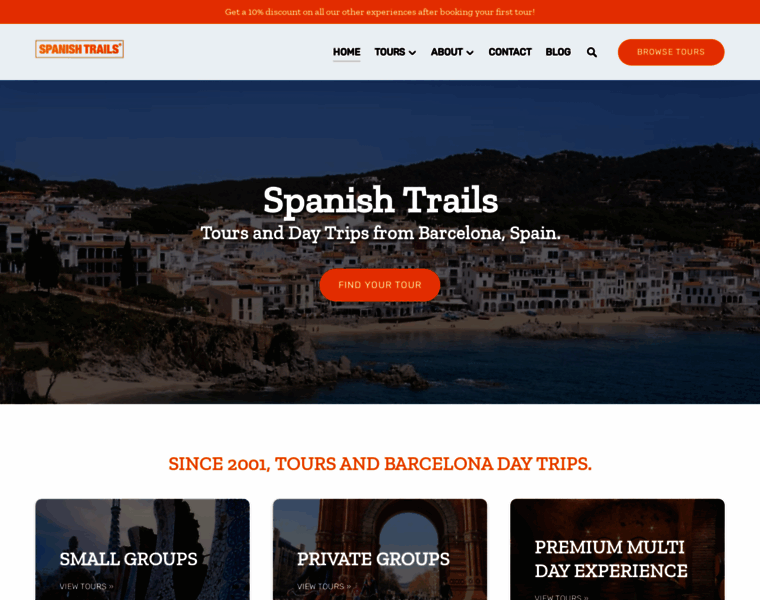 Spanish-trails.com thumbnail