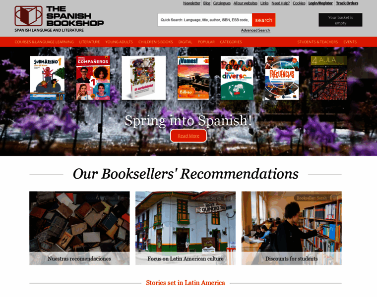Spanishbookshop.co.uk thumbnail
