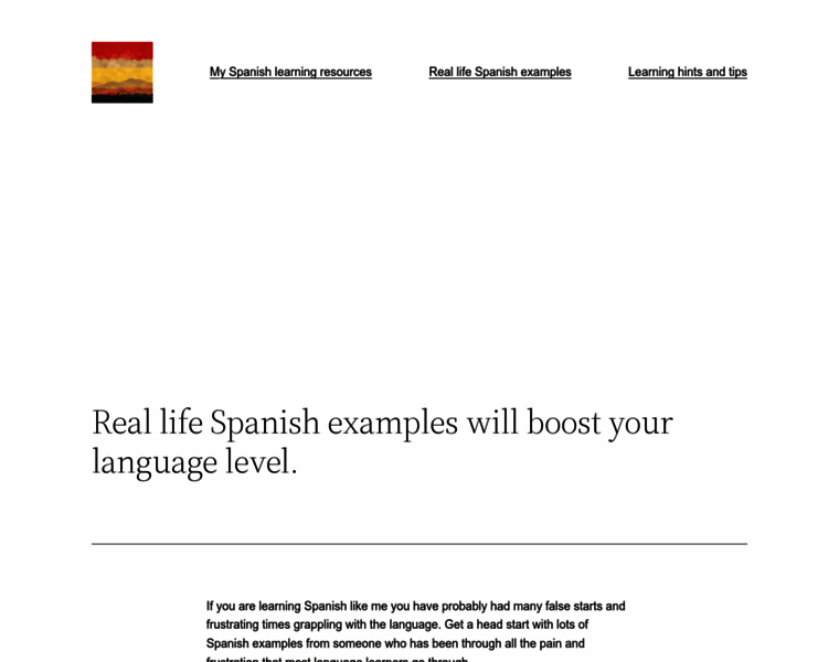 Spanishexamples.com thumbnail