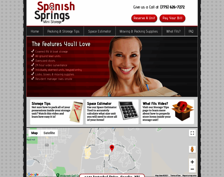 Spanishspringsstorage.com thumbnail