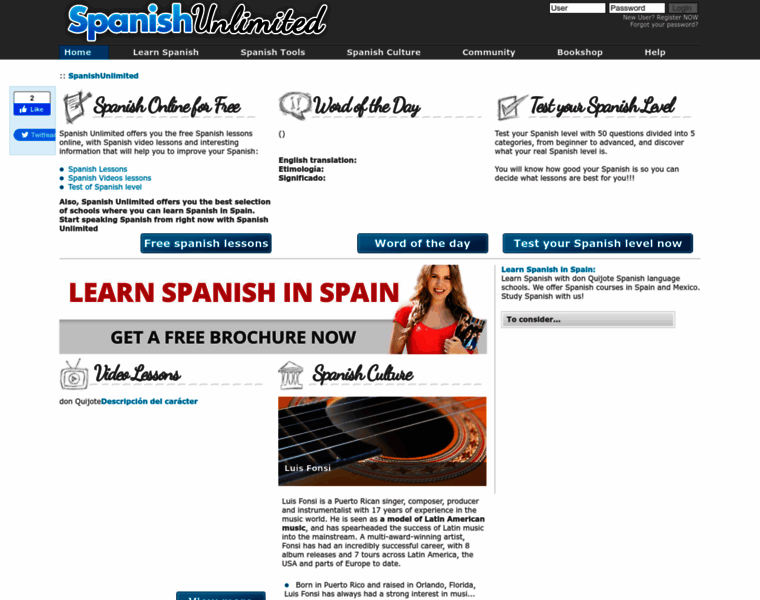 Spanishunlimited.com thumbnail