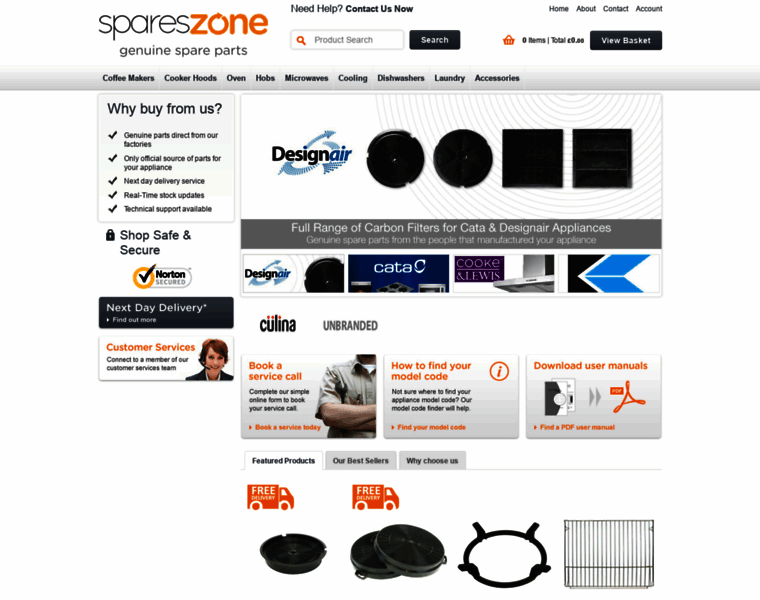 Spareszone.co.uk thumbnail