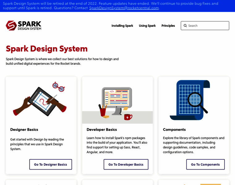 Sparkdesignsystem.com thumbnail