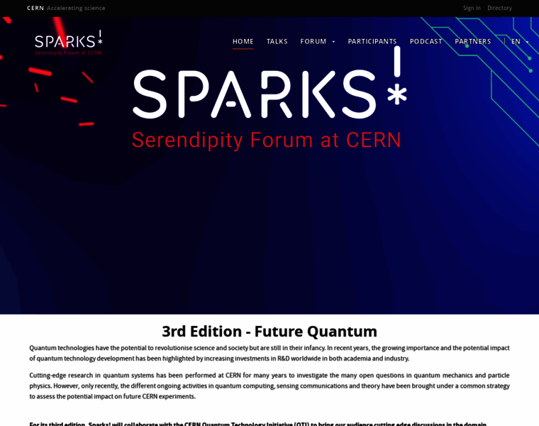 Sparks.cern thumbnail